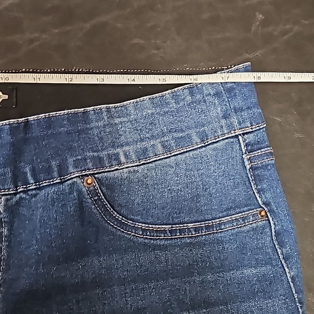 Nanette Lepore Women's belle high rise skinny jeans Size 14 plus casual pull on - Picture 6 of 8